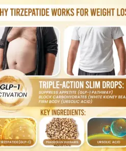 Timilk® Tirzepatide GIP+GLP-1 DuoPRO Slimming Health Drops