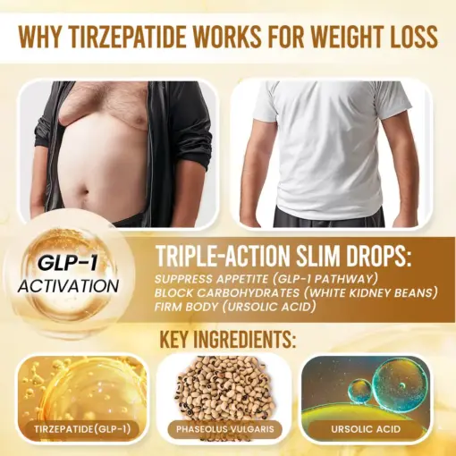 Timilk® Tirzepatide GIP+GLP-1 DuoPRO Slimming Health Drops
