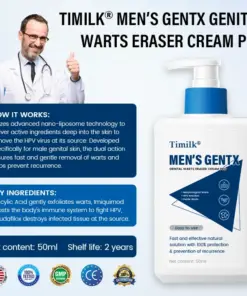 Timilk® Men’s GentX Genital Warts Eraser Cream Pro
