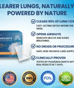 Timilk® AirVanta Lung Detox Relief Patch