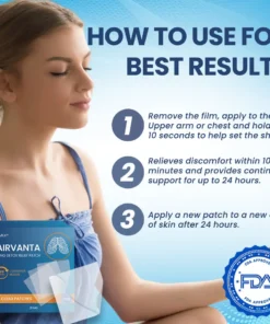 Timilk® AirVanta Lung Detox Relief Patch
