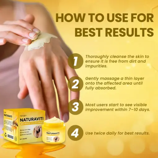 Timilk® NaturaViti Bee Venom Vitiligo Cream
