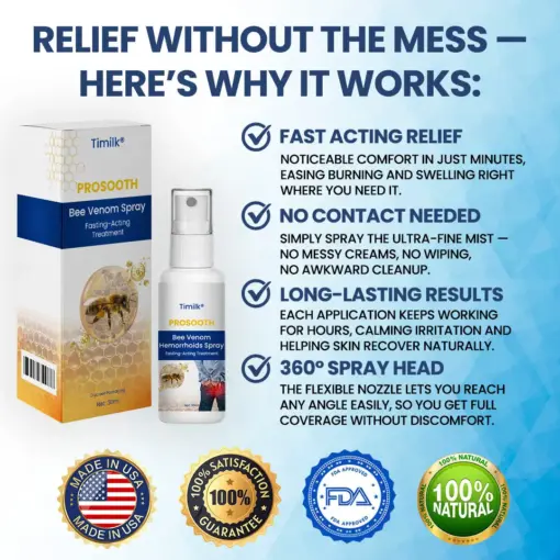 Timilk® ProSooth Bee Venom Hemorrhoids Spray