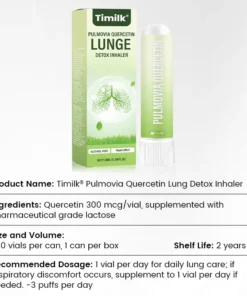 Timilk® Pulmovia Quercetin Lung Detox Inhaler