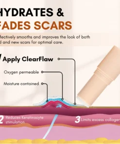 Timilk® ClearFlaw Silicone Scar Solution Stick