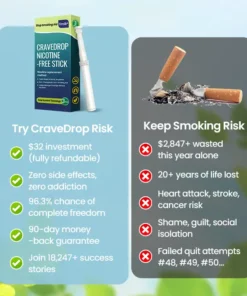 Timilk® CraveDrop Nicotine-Free Stick