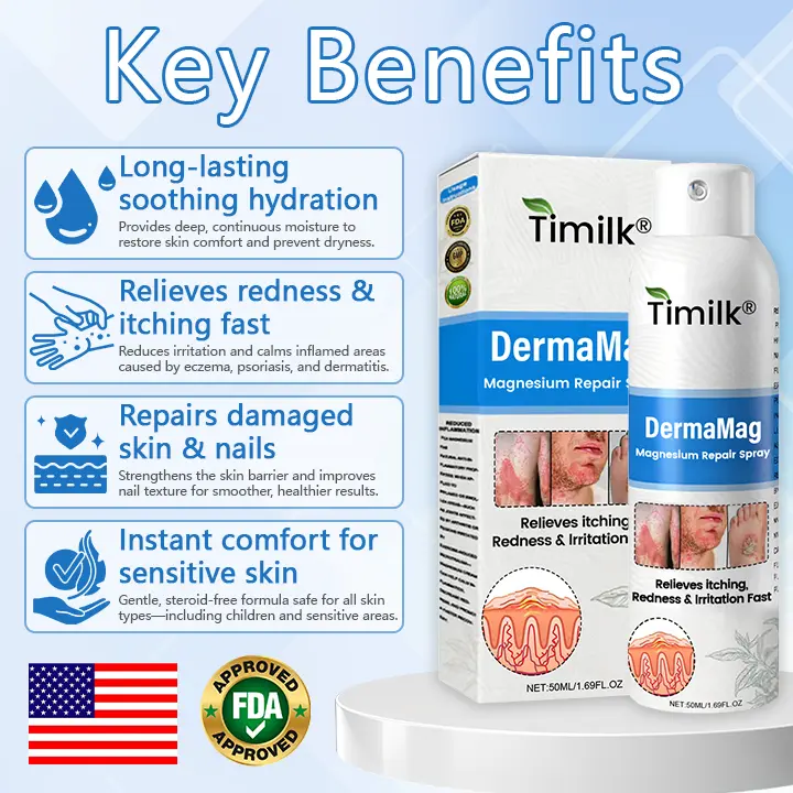Timilk® DermaMag Magnesium Repair Spray