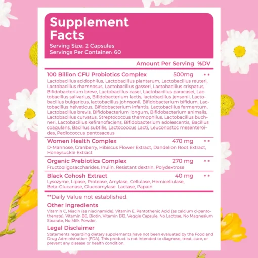 Timilk® Vaginal Probiotics for Women