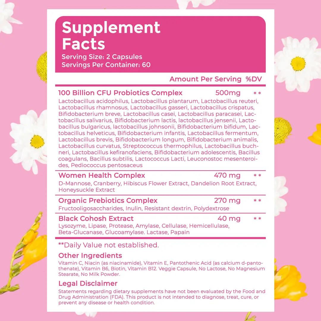 Timilk® Vaginal Probiotics for Women