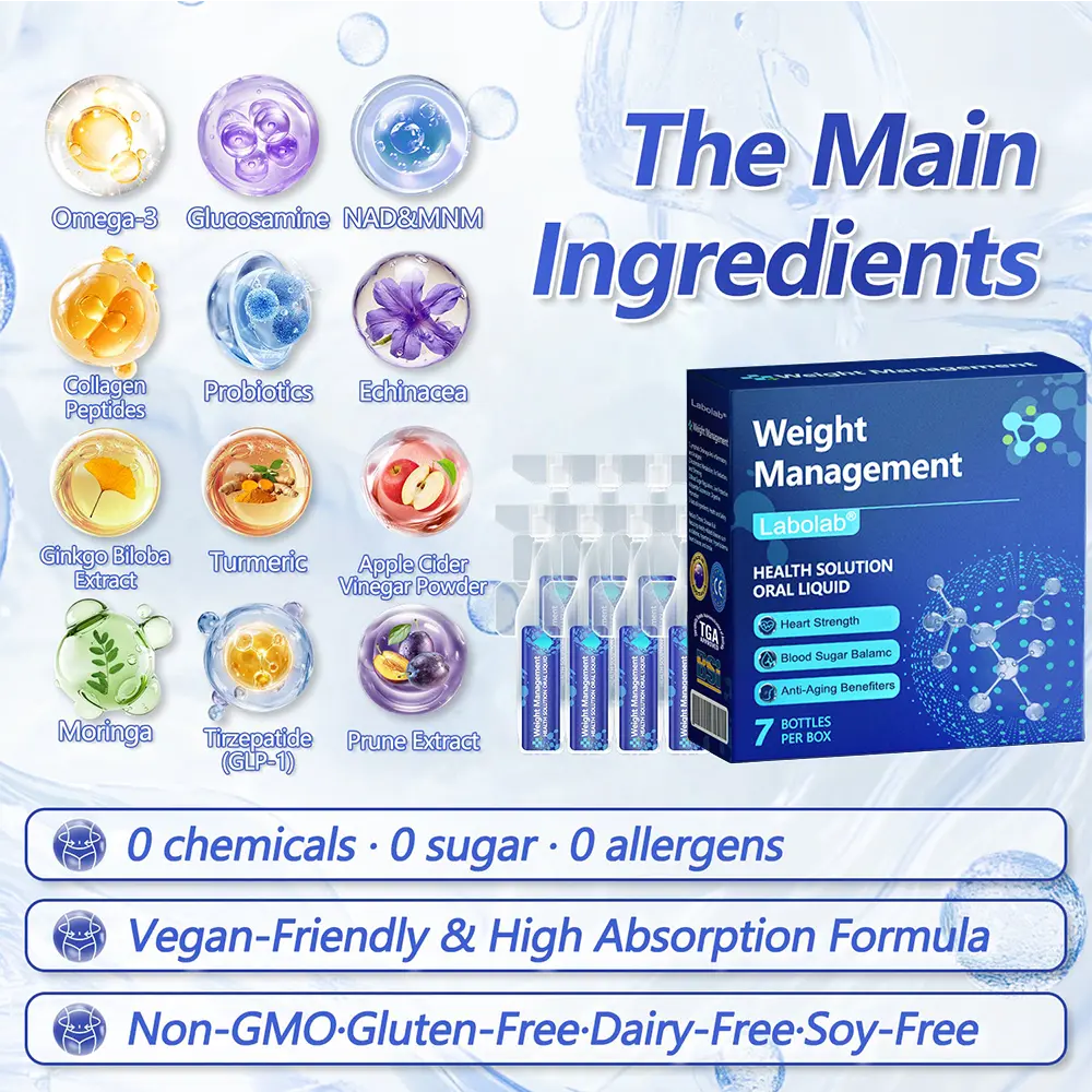 Labolab® Oral Solution, GIP and GLP-1 Dual-Action Weight Loss Solution