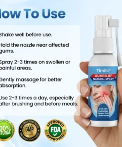 Timilk® GumRelief Natural Spray