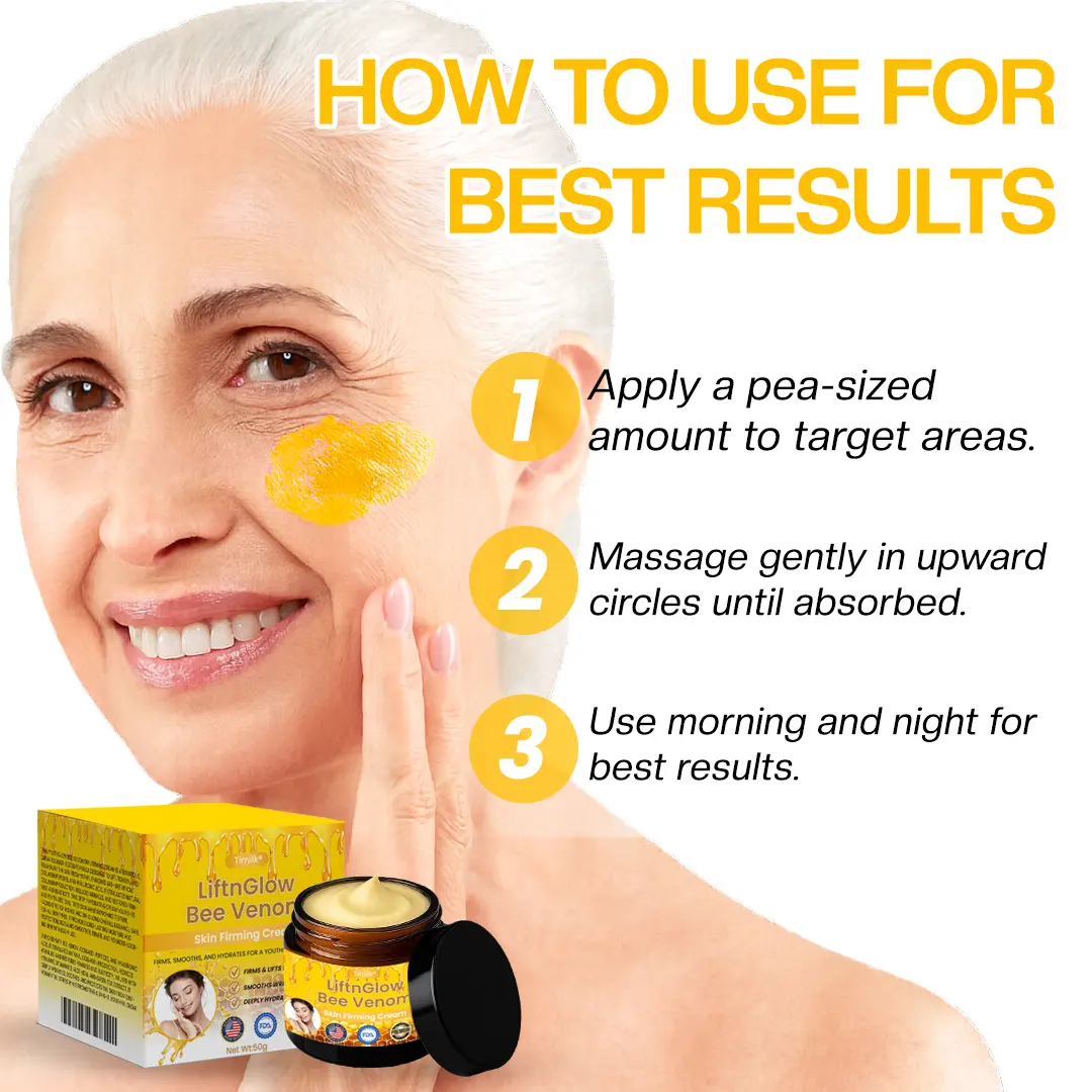 Timilk® LiftnGlow Bee Venom Skin Firming Cream