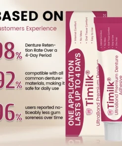 Timilk® UltraBond Premium Denture Adhesive