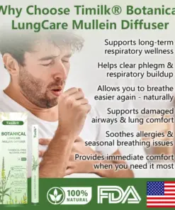 Timilk® Botanical LungCare Mullein Diffuser