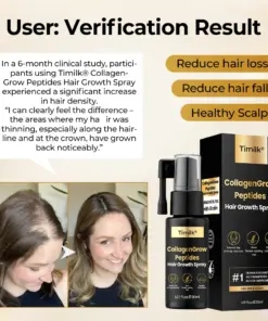 Timilk® CollagenGrow Peptides Hair Growth Spray