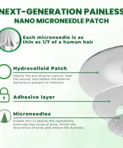 Timilk® SculptAura Moringa • Berberin + NAD+ 10-in-1 Nano-Microneedle-Patch