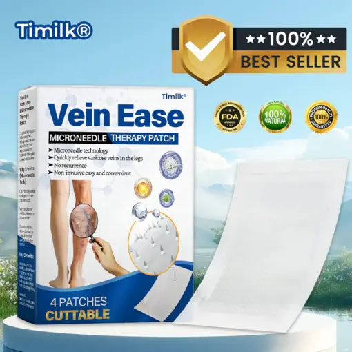 Timilk® Vein Ease Microneedle Therapy Patch - Fast Effective and Non-Invasive Treatment for Varicose Veins Leg Swelling
