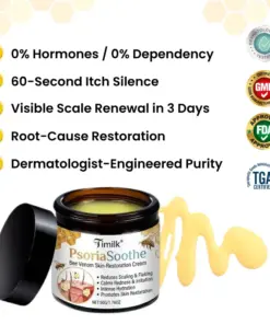 Timilk® PsoriaSoothe Bee Venom Skin-Restoration Cream
