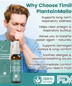 Timilk® PlantainMallow SootheBreath Botanical Spray