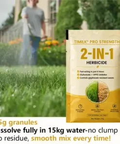 Timilk® Pro Strength 2-in-1 Herbicide: Fast Acting Results on Glyphosate-Resistant Weeds