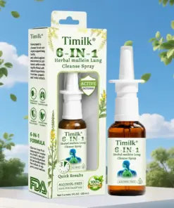 Timilk® 6-in-1 Herbal mullein Lung Cleanse Spray