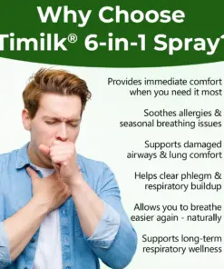 Timilk® 6-in-1 Herbal mullein Lung Cleanse Spray