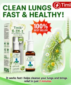 Timilk® 6-in-1 Herbal mullein Lung Cleanse Spray