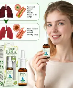 Timilk® 6-in-1 Herbal mullein Lung Cleanse Spray