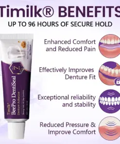 Timilk® BeePro DentiSeal Denture Adhesive