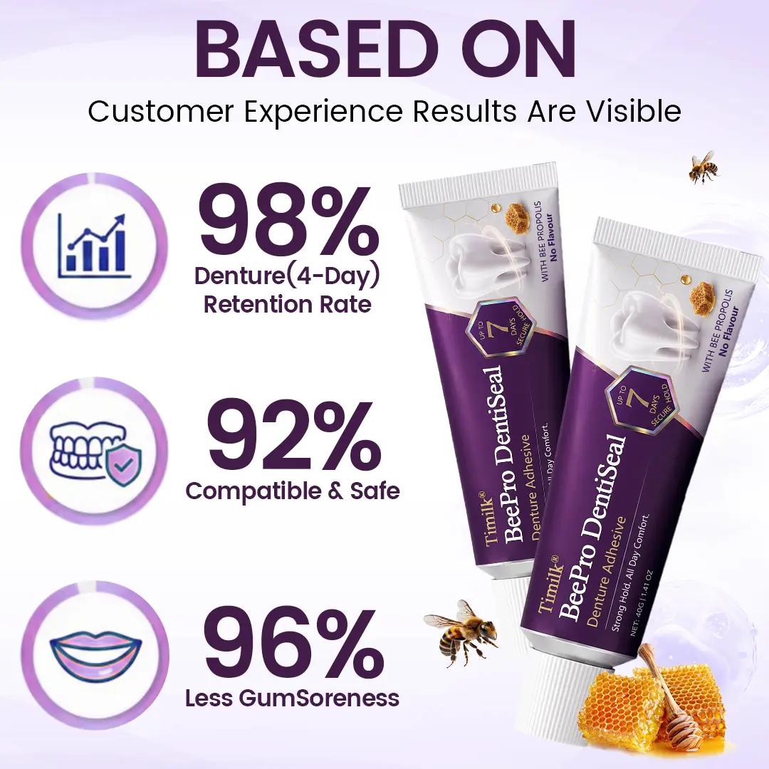 Timilk® BeePro DentiSeal Denture Adhesive