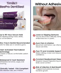Timilk® BeePro DentiSeal Denture Adhesive