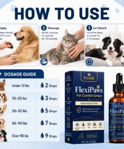 Timilk® FlexiPaws— Comfort & Mobility Drops