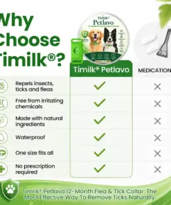 Timilk® Petlavo 12-Month Flea & Tick Collar