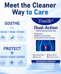Timilk® Dual-Action Hemorrhoid Care Gel