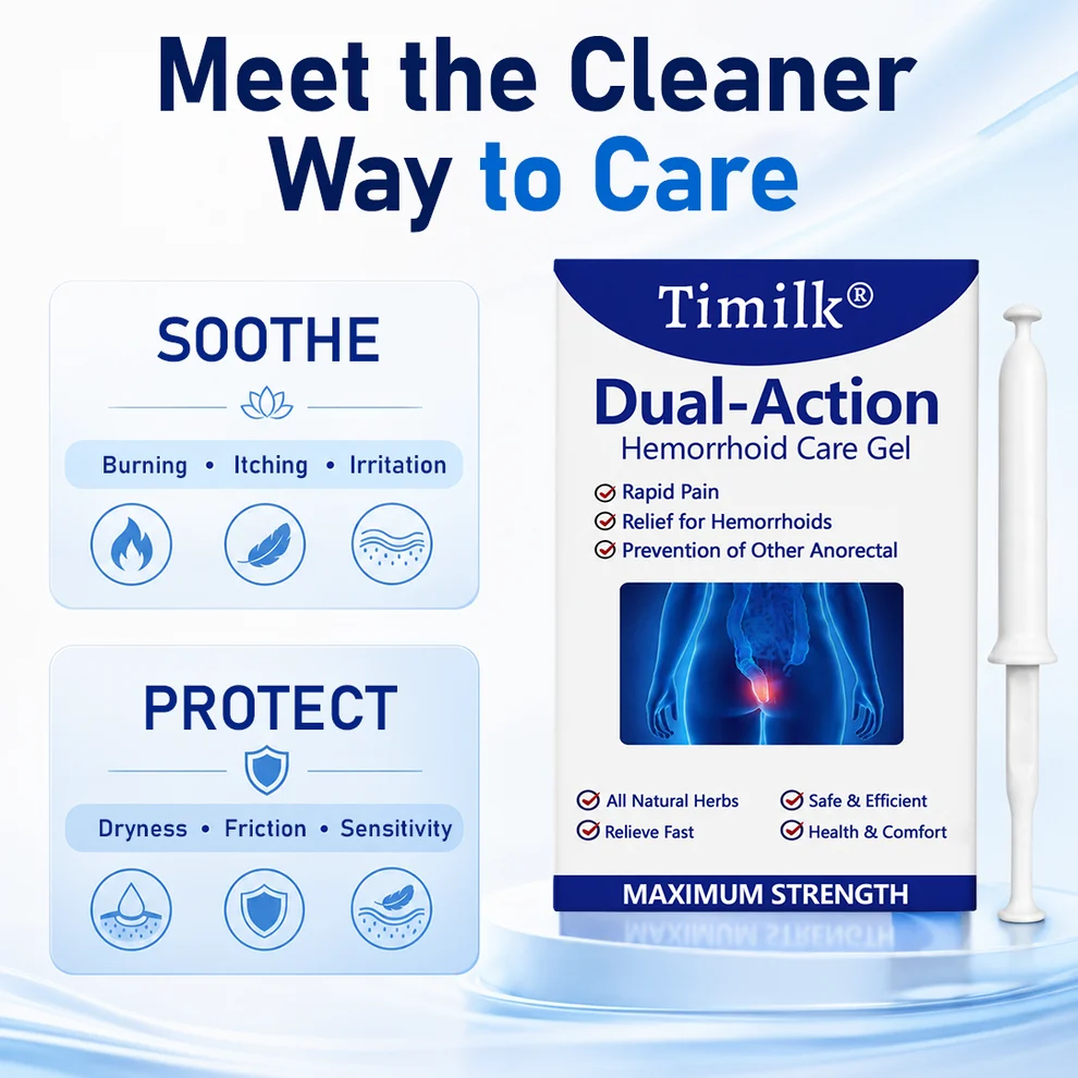 Timilk® Dual-Action Hemorrhoid Care Gel