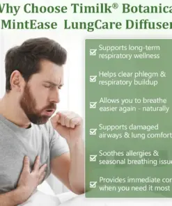 Timilk® Botanical MintEase LungCare Diffuser