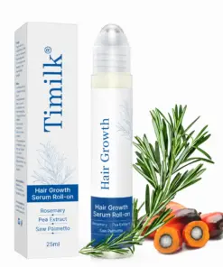 Timilk® Hair Growth Serum Roll-On – 3% Rosemary Oil Scalp Treatment for Thicker