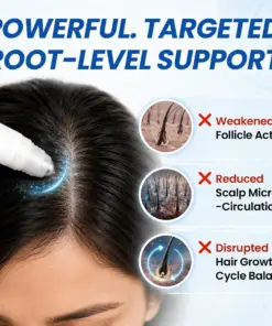 Timilk® Hair Growth Serum Roll-On – 3% Rosemary Oil Scalp Treatment for Thicker