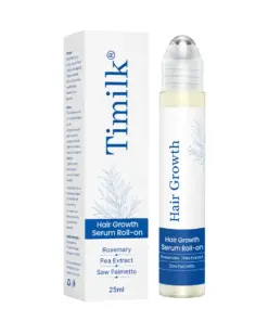 Timilk® Hair Growth Serum Roll-On – 3% Rosemary Oil Scalp Treatment for Thicker