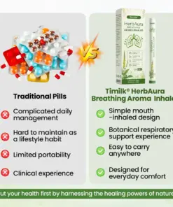 Timilk® HerbAura Botanical Aroma Inhaler