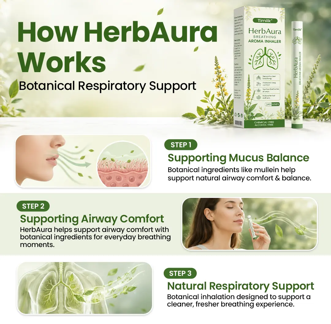Timilk® HerbAura Botanical Aroma Inhaler