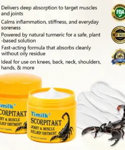 Timilk® ScorpiTakt Joint & Muscle Relief Ointment