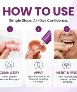 Timilk® DentuSeal 5D Advanced Denture Cushion Adhesive