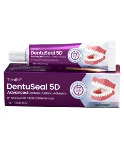 Timilk® DentuSeal 5D Advanced Denture Cushion Adhesive