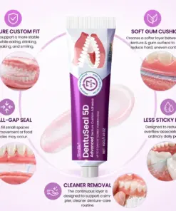 Timilk® DentuSeal 5D Advanced Denture Cushion Adhesive