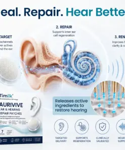 Timilk® AuriVive Ear & Hearing Repair Patches