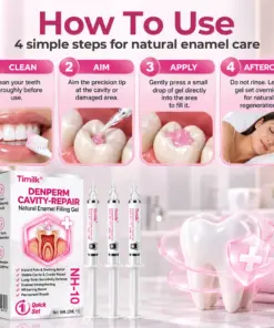 Timilk® DenPerm Cavity-Repair Natural Enamel Filling Gel