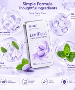 Timilk® LumiPearl Purple Enamel Tablets